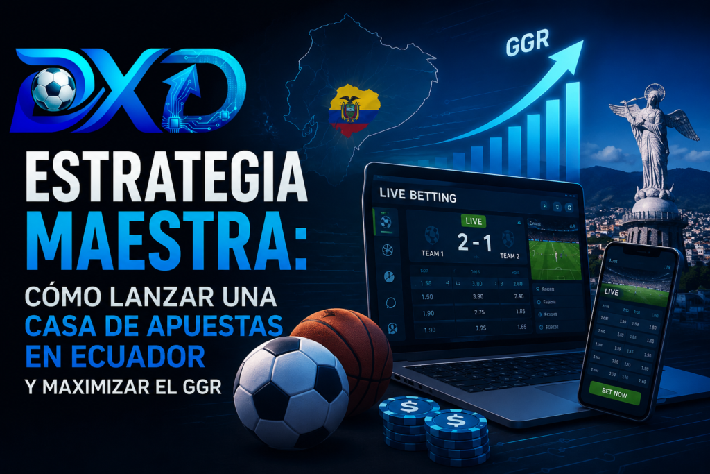 Interfaz móvil de plataforma para casa de apuestas en Ecuador - DeportDev