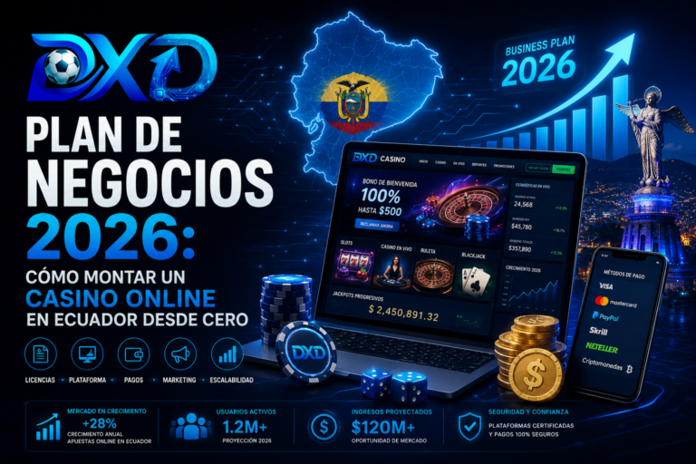 Plan de Negocios 2026: Cómo Montar un Casino Online en Ecuador