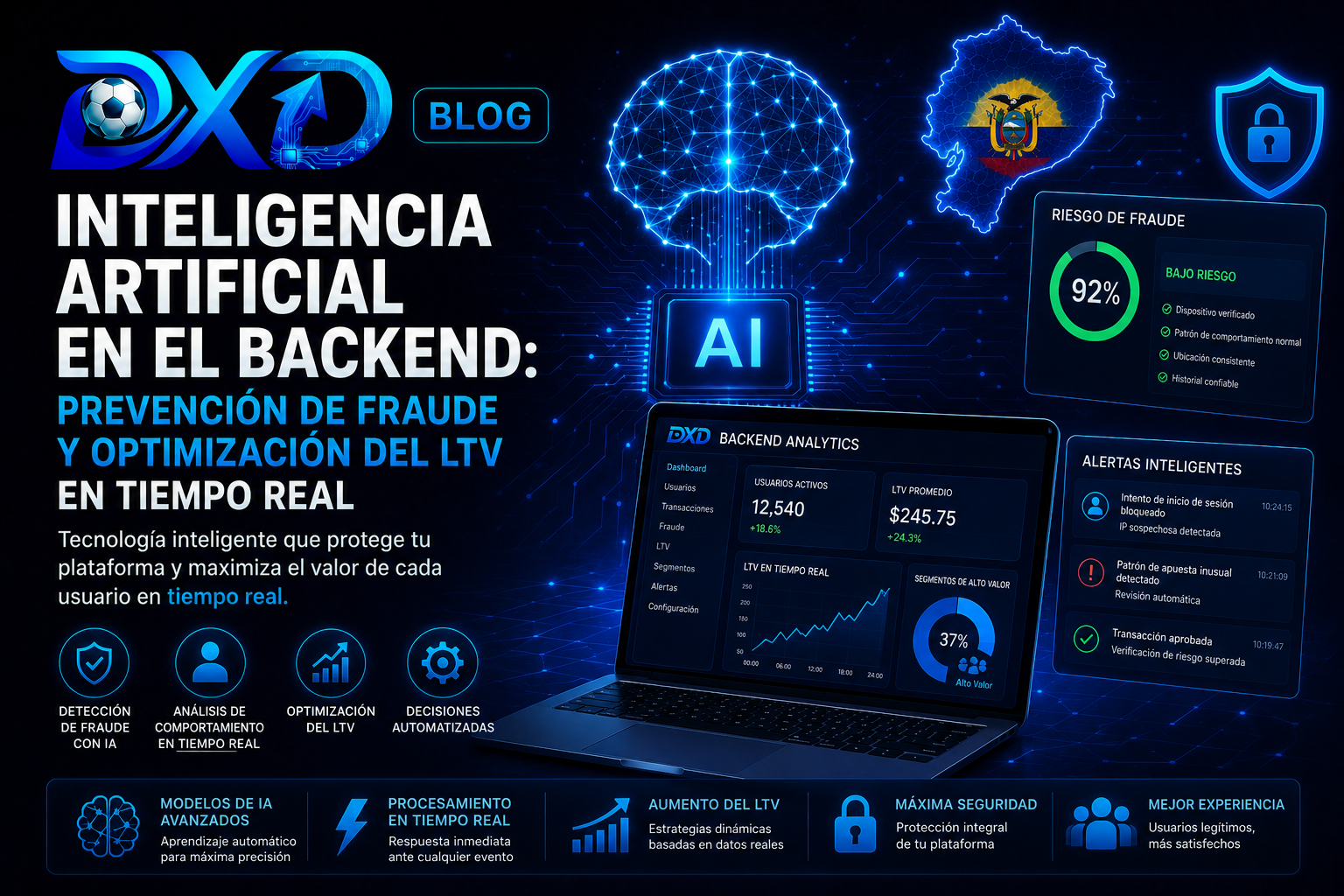 IA en el Backend iGaming: Prevención de Fraude y Optimización del LTV